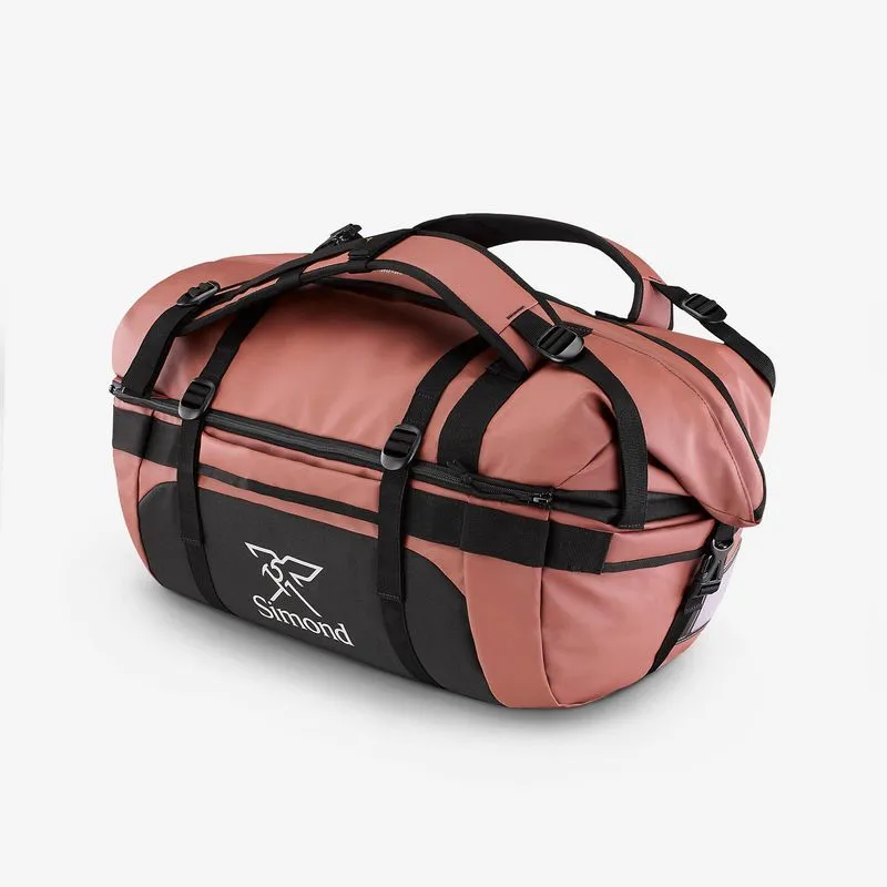 Bolsa de Trekking Duffel 500 Extend 40L a 60 L Simond Marrom, 40 LITROS