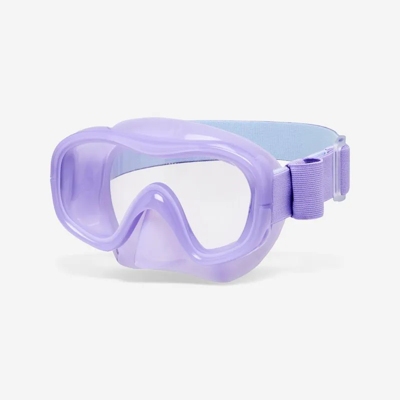 Máscara Adulta de Mergulho 100 Mono Antiembaçante Comfort Decathlon Lilás - M