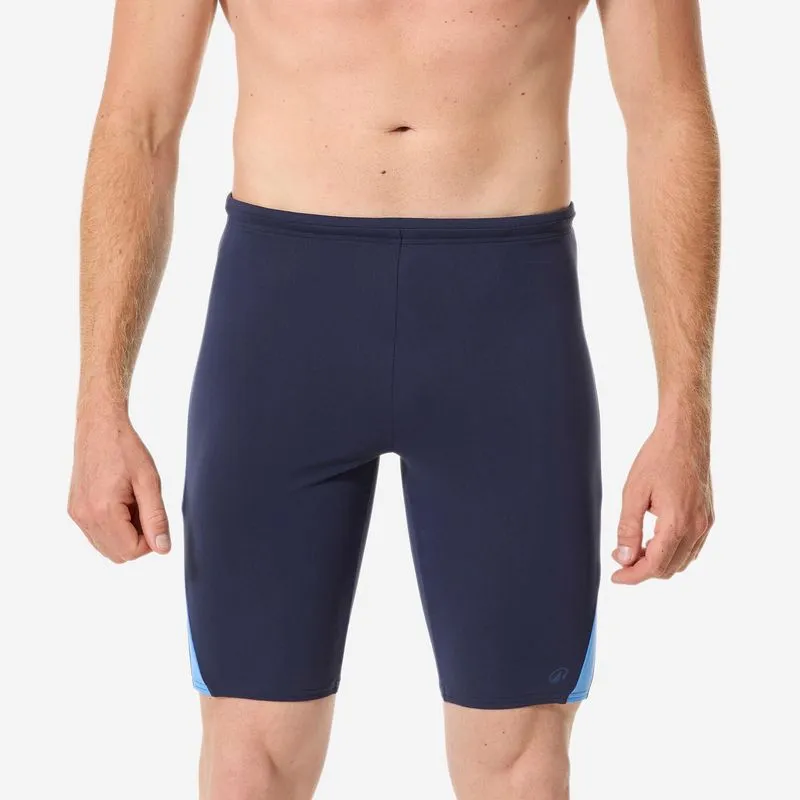 Bermuda Jammer Masculina de Natação Longo Yoko Nabaiji Azul Calções de banho masculinos, Yoko azul marinho, P/M