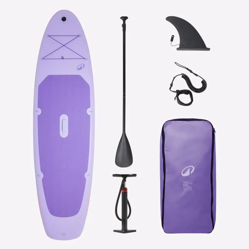Kit Stand Up Paddle Inflável 10.6 Itiwit Violeta, ÚNICO