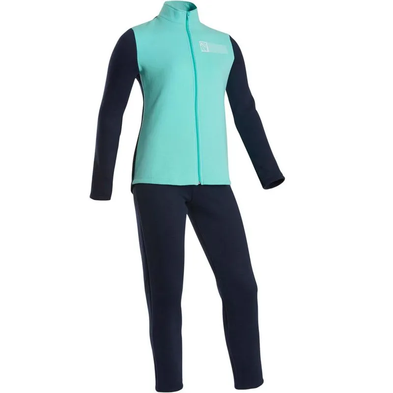 Agasalho Infantil Menina Azul Claro WARMY ZIP 100 TG W3, 160-166CM 14-15 ANO