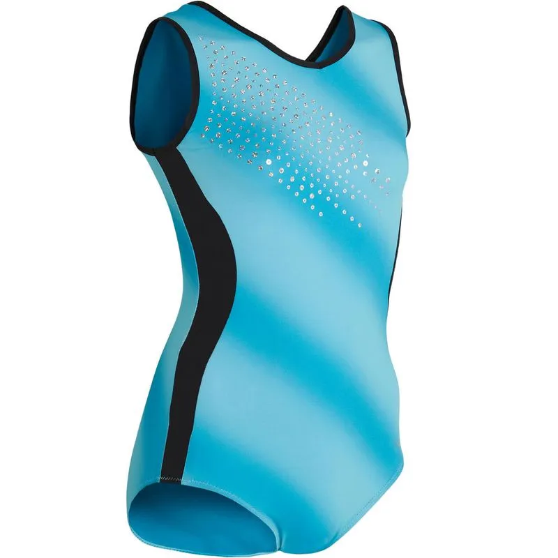 Collant de Ginástica Artística e Rítmica 500 GAFJSM 500 F LEOTARD TQG, 8 YEARS