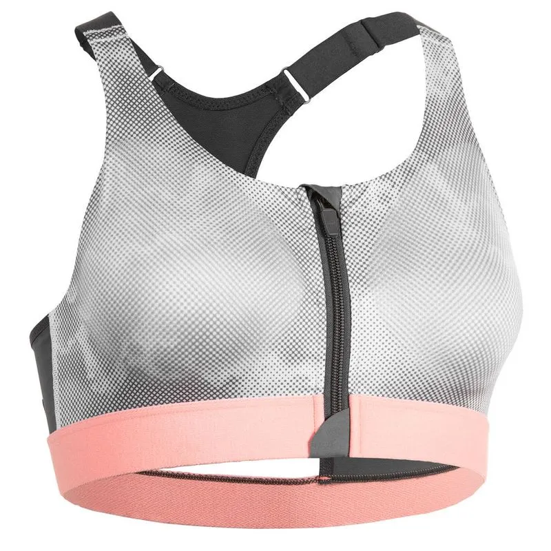 Top de cardio training 900 Azul-claro FBRA ZIP 900 W SPORTS BRA LGB, M
