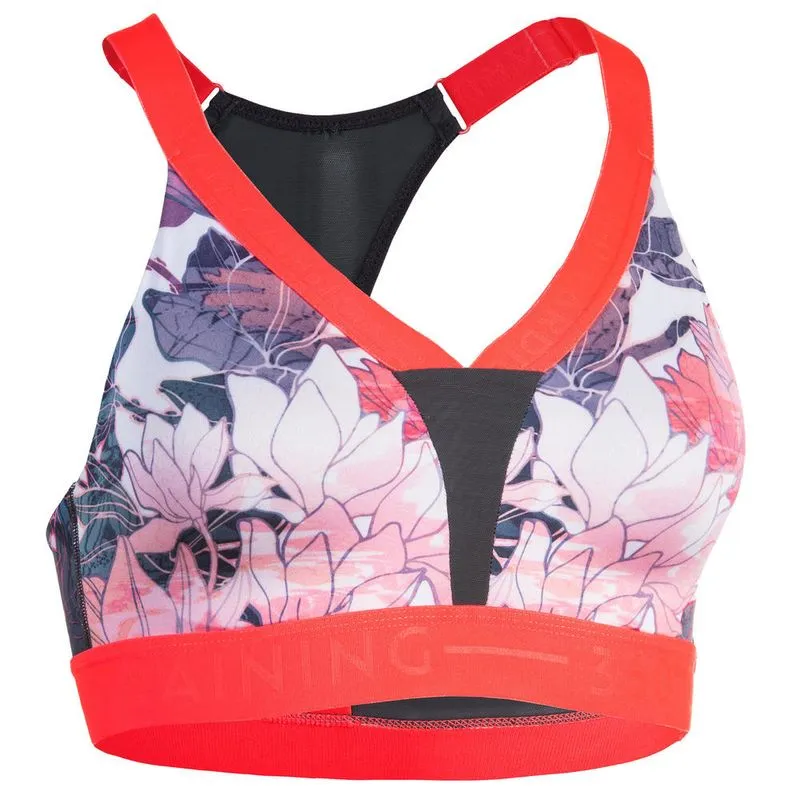 Top cardio feminino de academia 520 Rosa FBRA 505 W SPORTS BRA PNK, XL