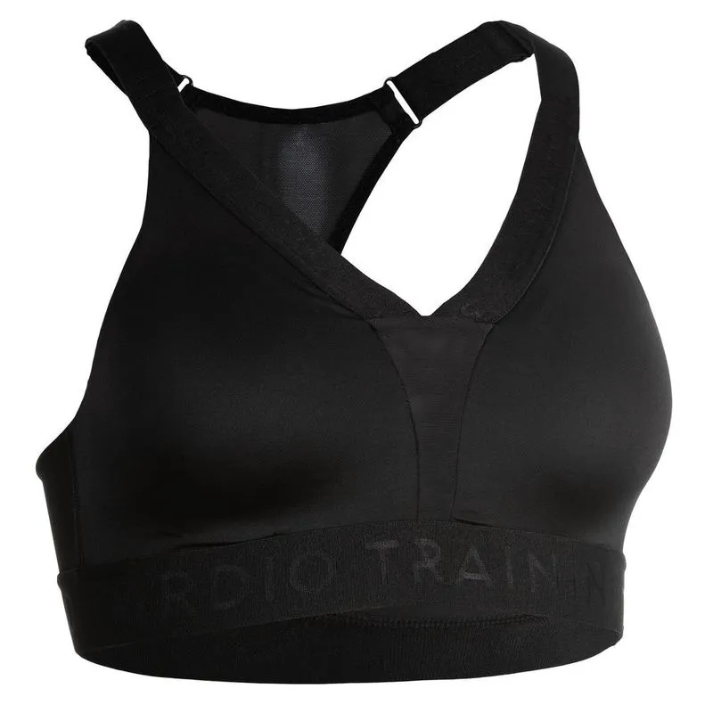 Top cardio feminino de academia 520 Preta FBRA 505 W SPORTS BRA BLK, M