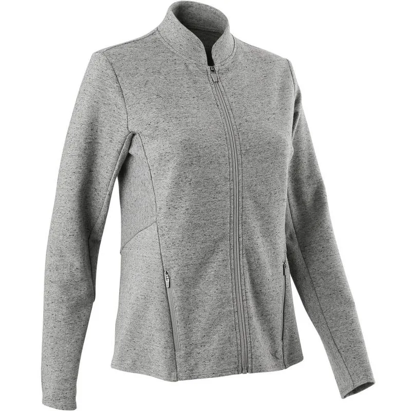 Jaqueta Moletom Feminina Pilates JACKET FREE MOVE 510 GYM GREY, L
