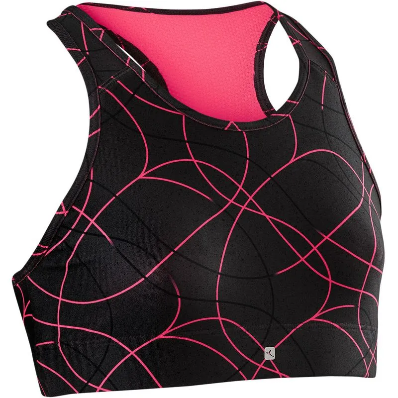 Top Infantil de Ginástica Gym Domyos Rosa - rosa-coral-neon - 7-8 ANOS