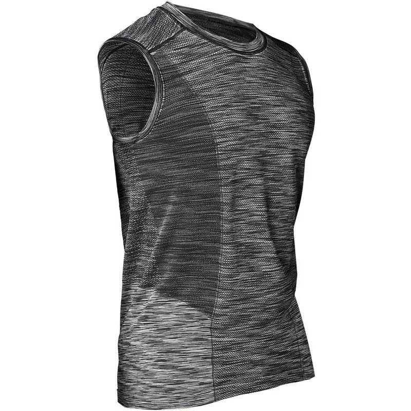 Regata masculina sem costura Yoga Preto DYN YOGA M TANK GREY, XL