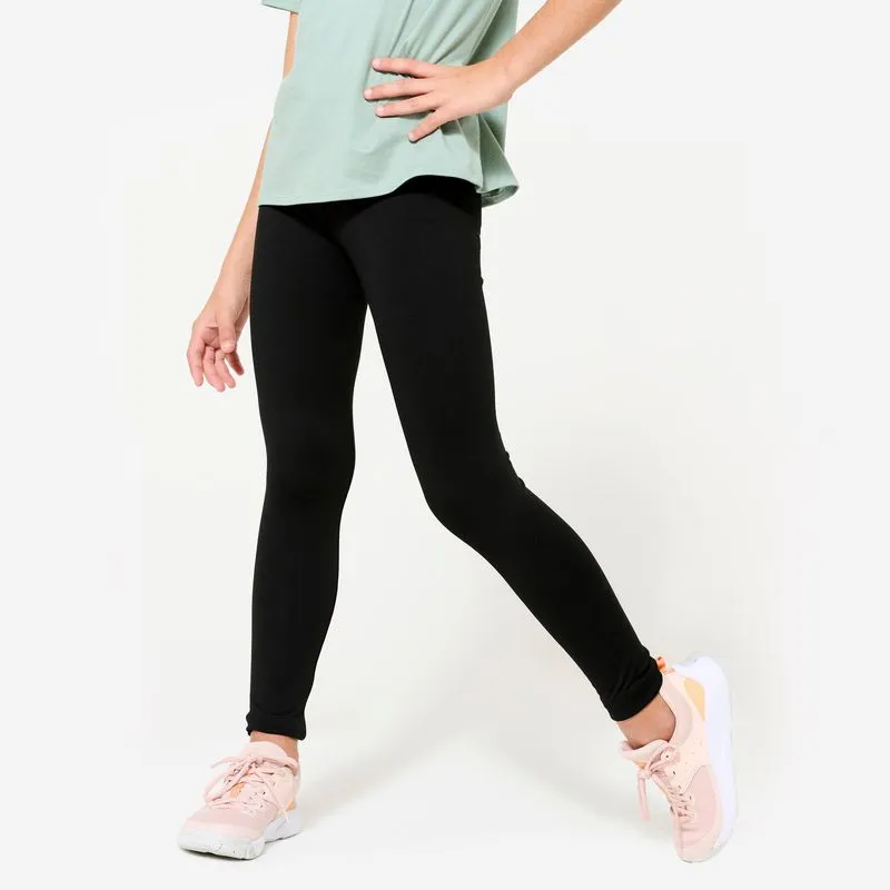 Legging Infantil de Ginástica Domyos Preta - 12-13 ANOS