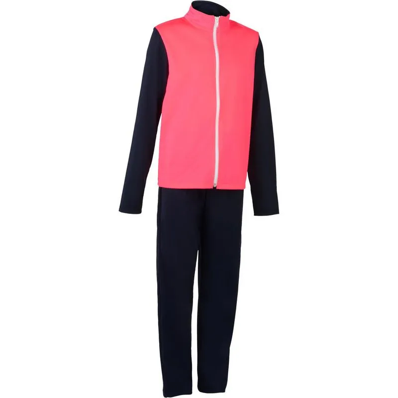 Agasalho Menina Ginástica Rosa-preto Agasalho Menina Ginástica, rosa-preto, 7/8 ANOS