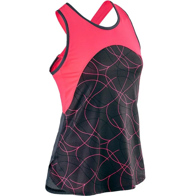 Regata infantil de Ginástica S900 Vermelho DEBARDEUR S900 TG G TANK, 123-130CM 7-8Y