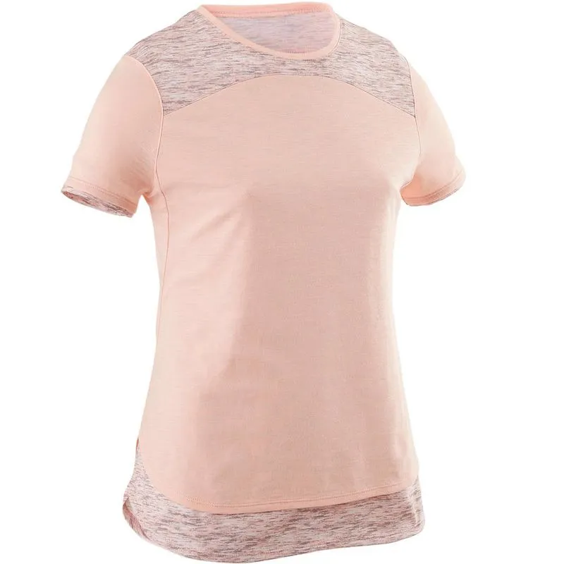 Camiseta Infantil Ginástica 500 TS MC LONG 500 TG G T-SH, 131-140CM 8-9Y