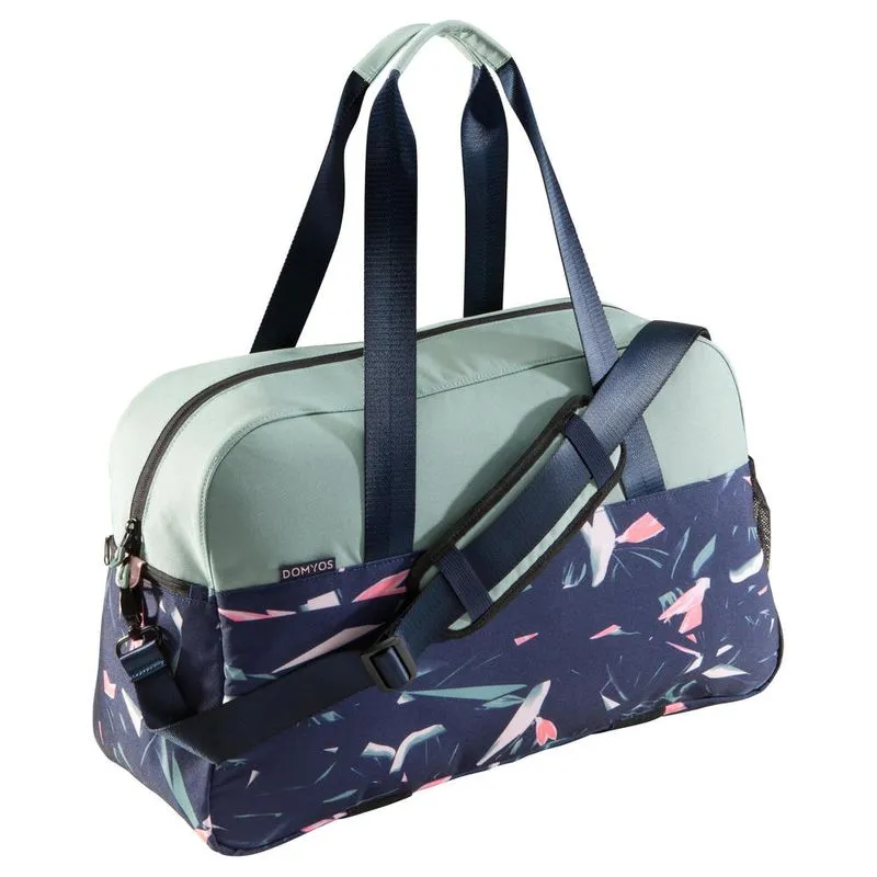 Bolsa Fitness 30 Litros Domyos Caqui-floral FITNESS BAG 30L FLORAL KAKI, M