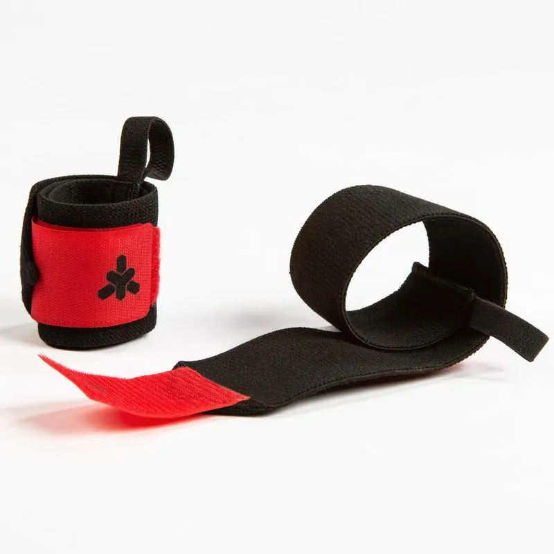 Munhequeira Ergonomica Vermelha MUNHEQUEIRA DE ALTA COMPRESSÃO,TAM. UNICO, VERMELHA, CROSSTRAINING, DOMYOS, VENDIDA AOS PARES