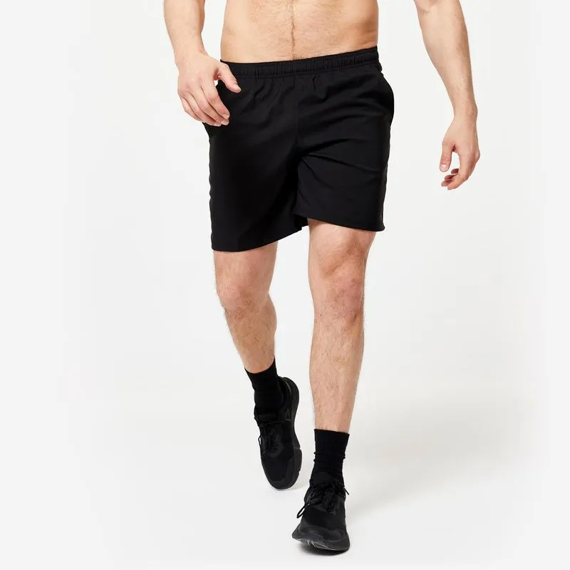 Bermuda Masculina de Treino Cardio FST 100 Domyos Preta Bermuda Masculina de Treino Cardio FST 100 Domyos Preto, GG