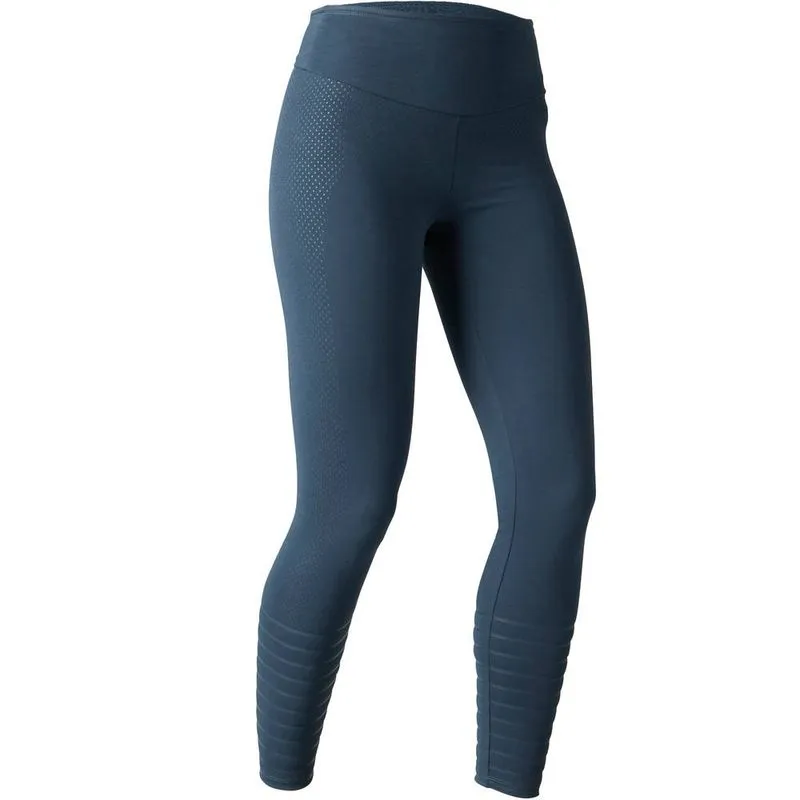 Calça Legging Slim de Ginástica e Pilates Feminina Domyos LEGGING 900 SLIM GYM WOMEN, M / W30 L31