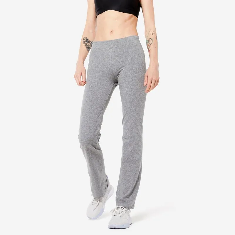 Legging Feminina de Treino Regular 500 Domyos Cinza - 4G