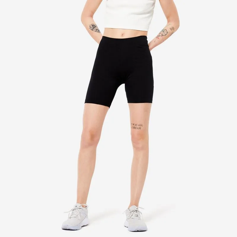 Short Feminino de Cardio Training em Algodão Domyos Preto - 3G