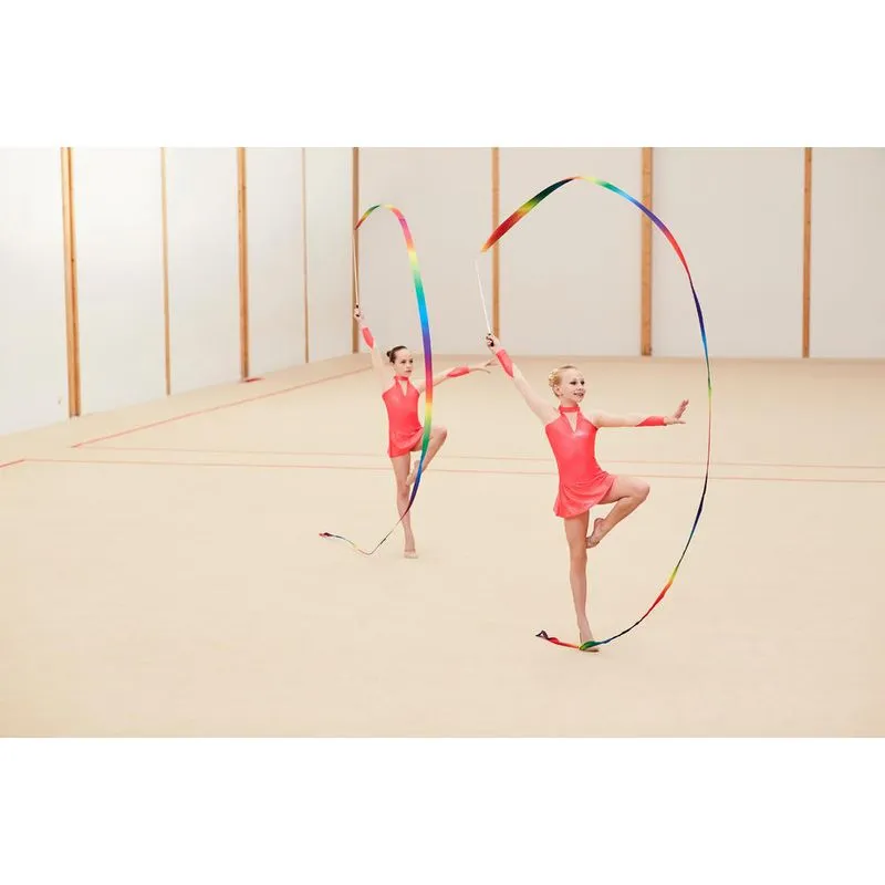 Collant-saia ginástica rítmica GRJML 900 F SKIRT LEOTARD FCP, 6 YEARS
