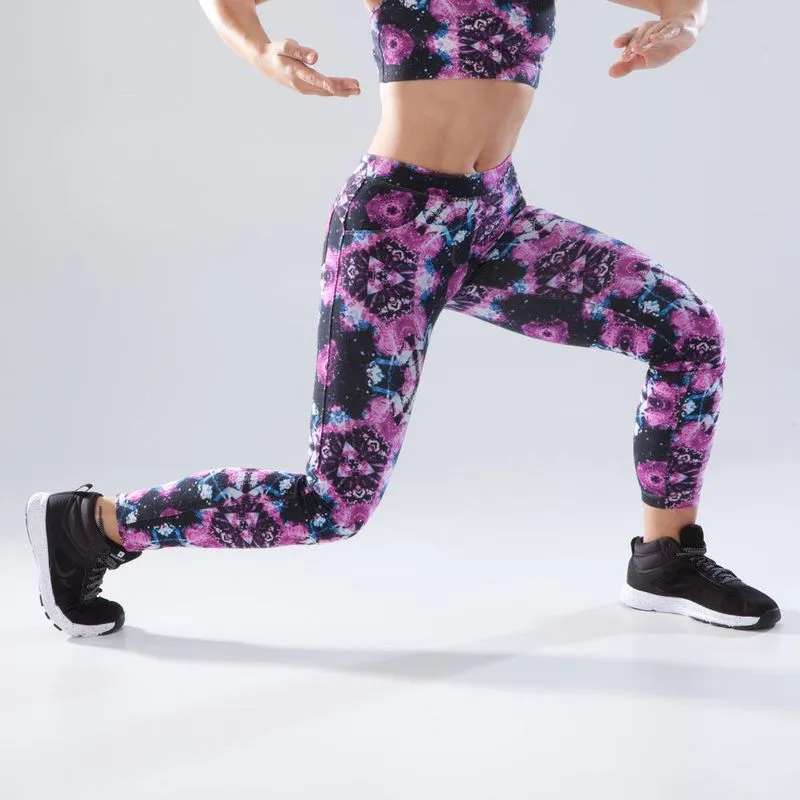 Calça Legging Feminina de Dança Domyos Preto DMSJ AOPAW18 W LEGGINGS WHT, L / W35 L29