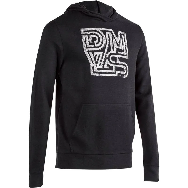 Blusa de Moletom masculina para ginástica e Pilates domyos Preta SWCAP PR17 AW17 BLACK, 3XL