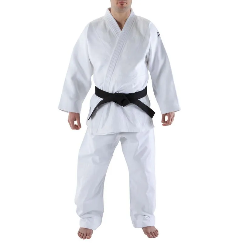 Kimono Judo Adulto Branco 730 KIMONO DE JUDO, OUTSHOCK J730, COR BRANCO, TAMANHO 170CM (A1), INDICADO PARA JUDOCAS COM 1,56M ATÉ 1,65M DE ALTURA, NÃO ACOMPANHA FAIXA
