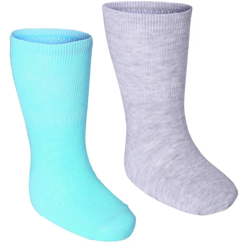 Meia Infantil Branco Cinza Cano Baixo (02 pares) PARES DE MEIAS 17/20