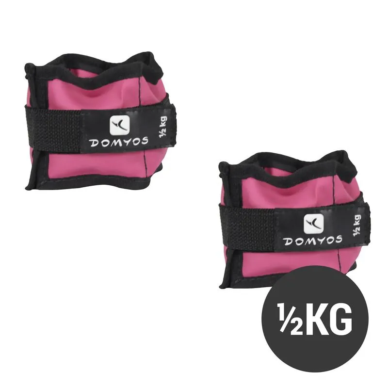 Caneleira de Peso de Treino 1kg Domyos Rosa - UNICO
