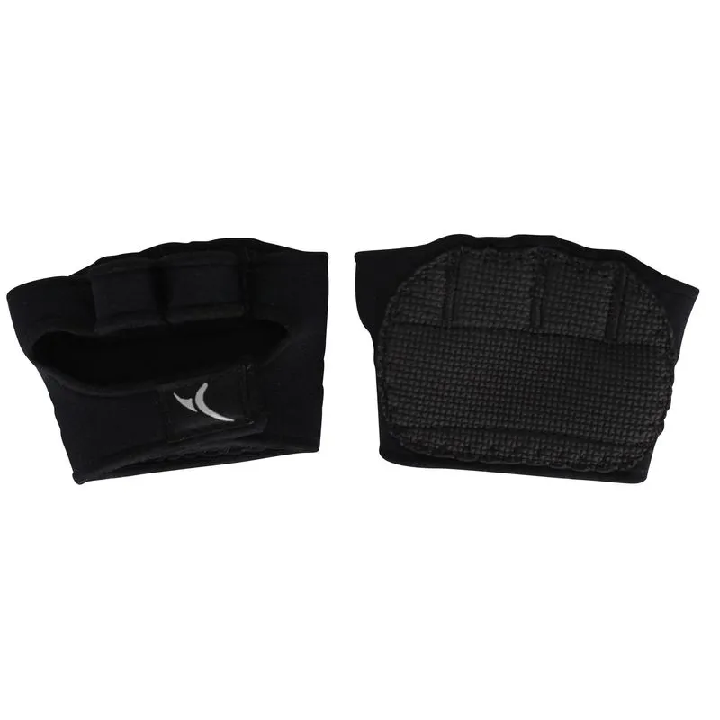 Luva de Musculação Neoprene Domyos Preta Luva Adulta de Musculação Neoprene Domyos Preto - LUVA P (20,9 ATÉ 21,4CM)