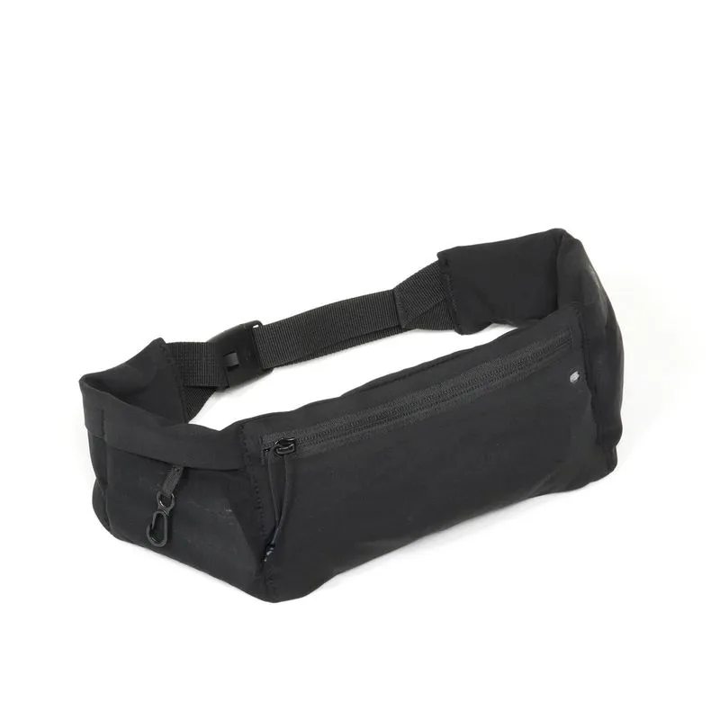 Cinto de Corrida para Celular 5 Bolsos Kalenji Preto Cinto de Corrida com 5 Bolsos Kiprun, ÚNICO