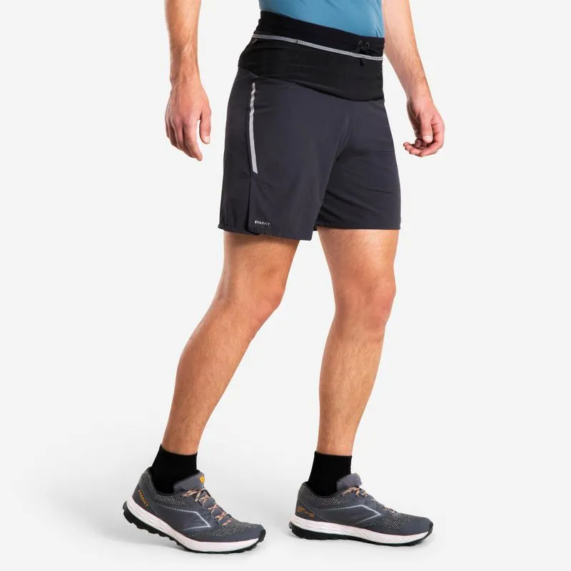 Short Masculino de Corrida Run 900 Baggy Trail Kiprun Cinza Shorts Masculino de Corrida, G