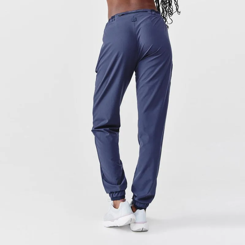 Calça Feminina de Corrida Run Dry Kalenji Azul Running pant run dry, uk14-16 / xl(l31) Azul 4G