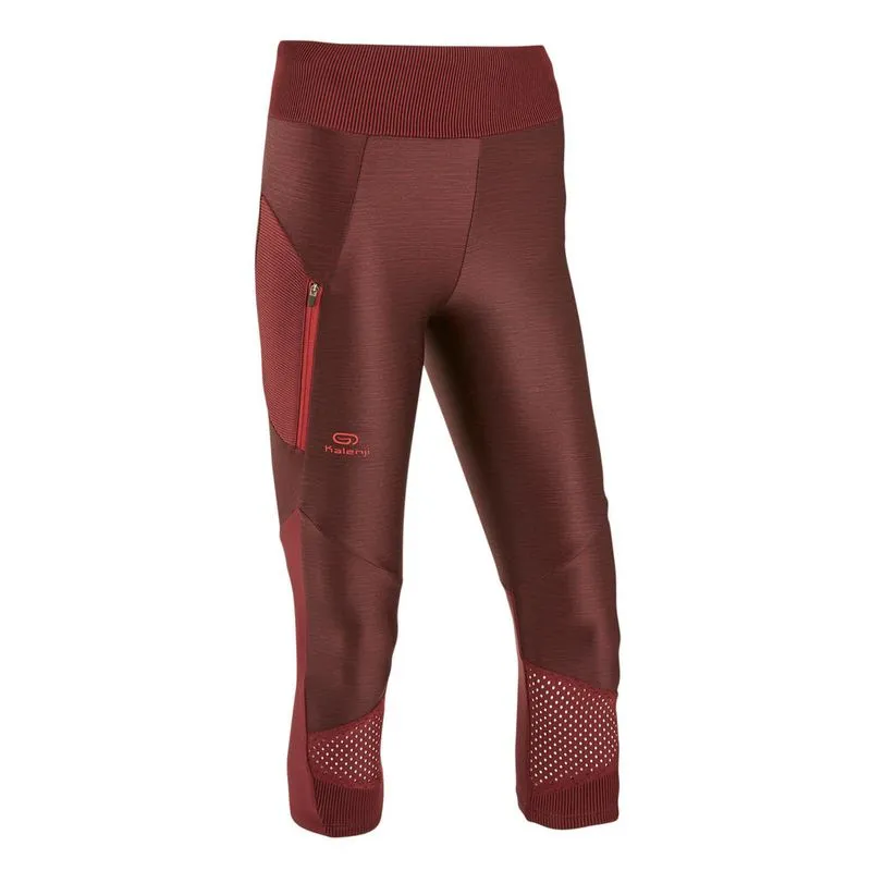 Legging Feminina de Corrida Dry+ Feel Kalenji LEGGING RUN FEEL ROXO G