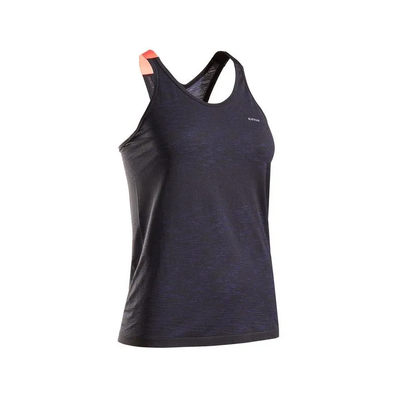 Regata feminina de corrida Kiprun Care Preto Tank kiprun care black w, 2xs