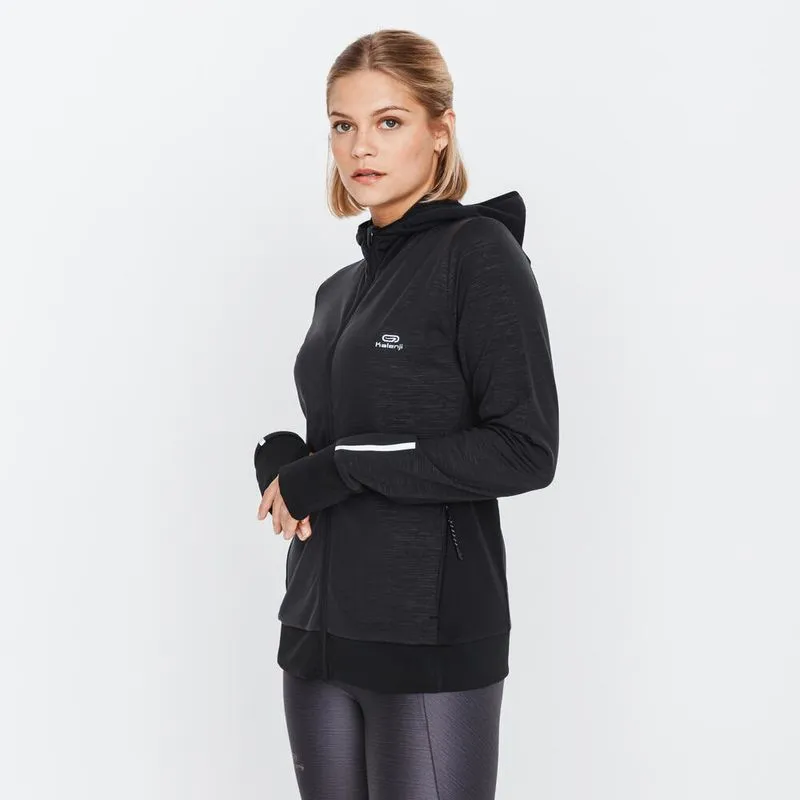 Jaqueta de corrida Feminina Run Warm Preto Jaqueta de corrida Feminina Run Warm, preto, 38