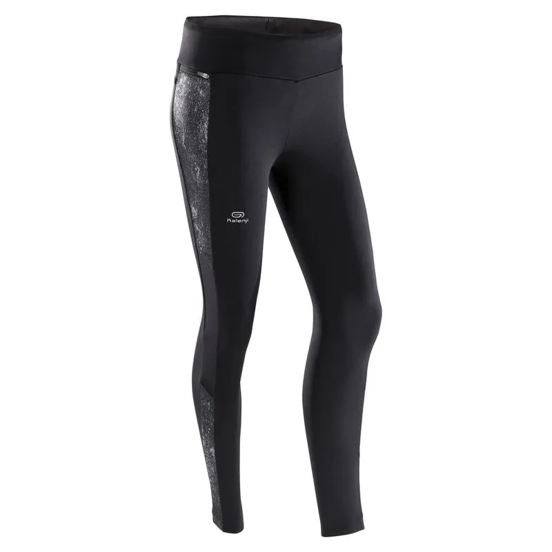Legging feminina de corrida Run Warm Plus CLÇ WARM + T PRETO M