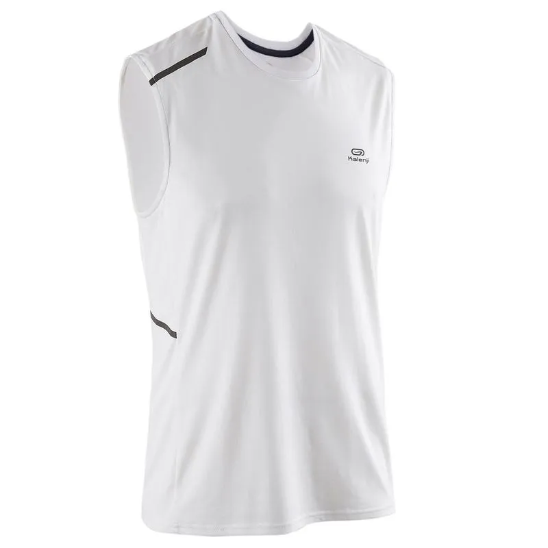 Regata Masculina de Corrida T Shirt Run Branco - M