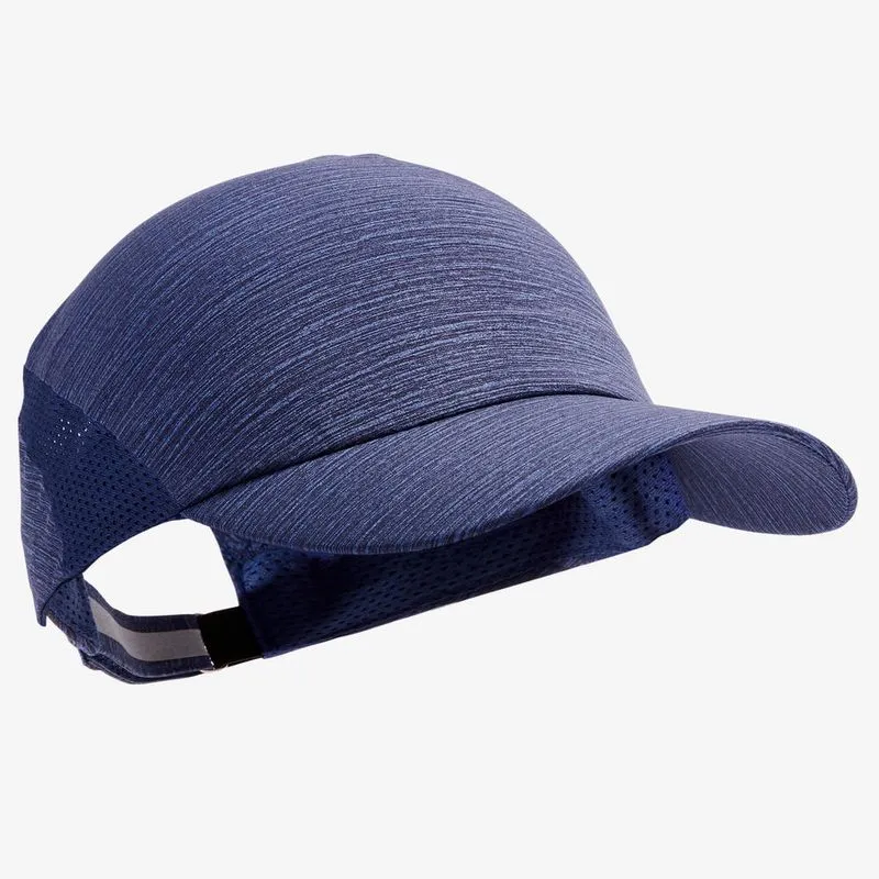 Boné de Corrida Kalenji Azul-marinho WOMAN RUN CAP ADJUST BLUE, 54-58CM