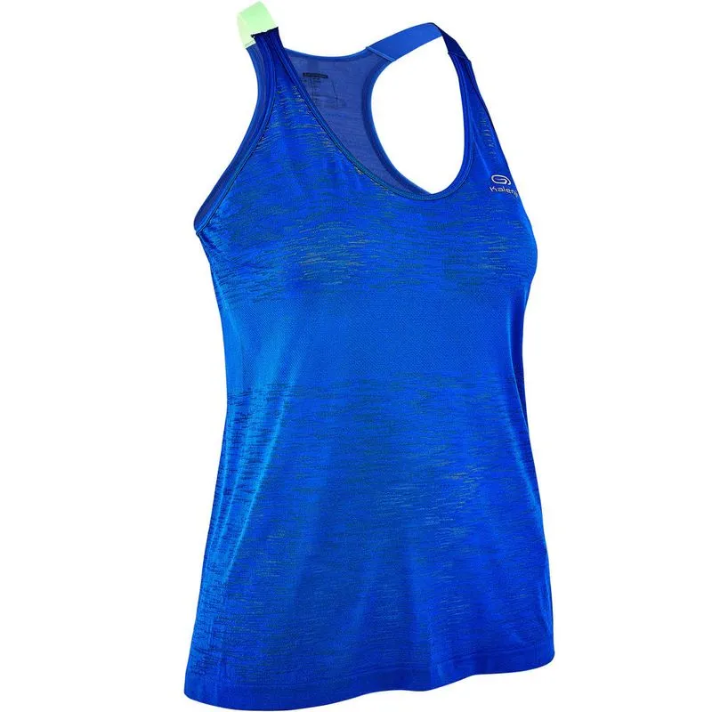 Regata feminina de corrida Kiprun Care TANK KIPRUN CARE W BLUE, XS