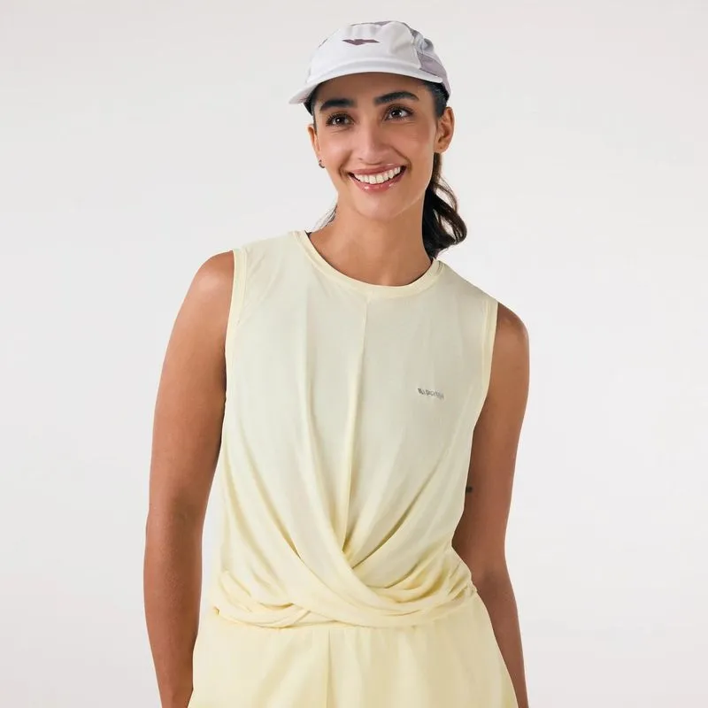 Regata Feminina de Corrida Run Knot Kiprun Amarela - P