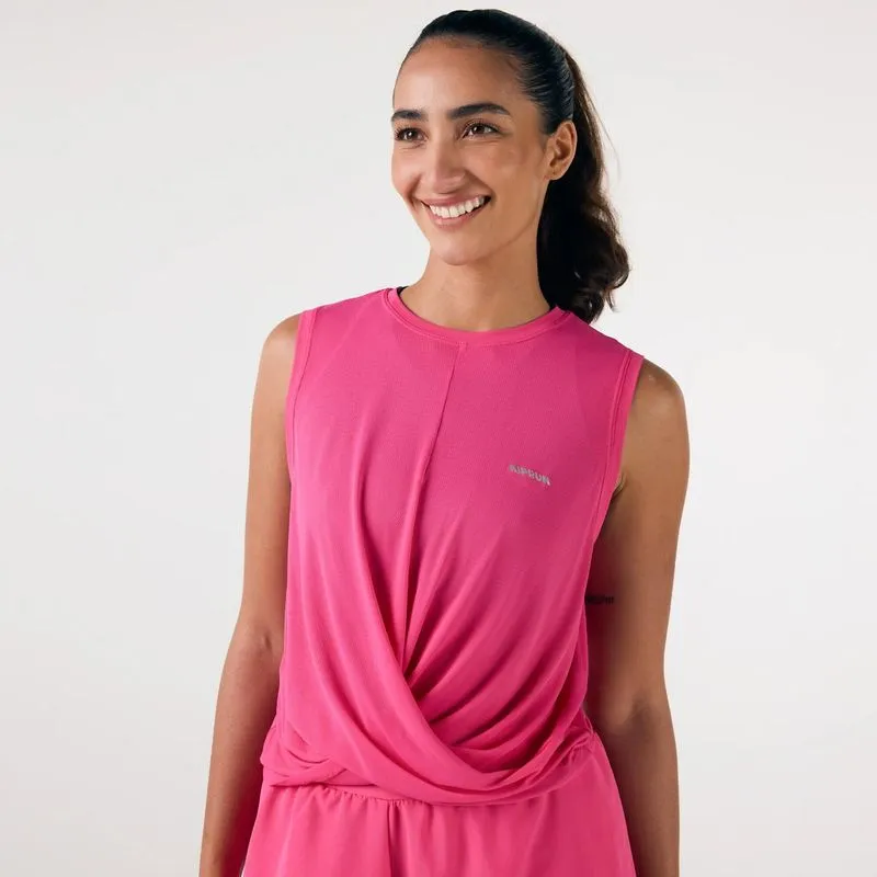 Regata Feminina de Corrida Run Knot Kiprun Rosa - P