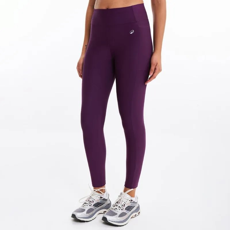 Legging Feminina de Treino 7/8 City Domyos Roxa Legging Feminina 7/8 City Roxa Domyos, M