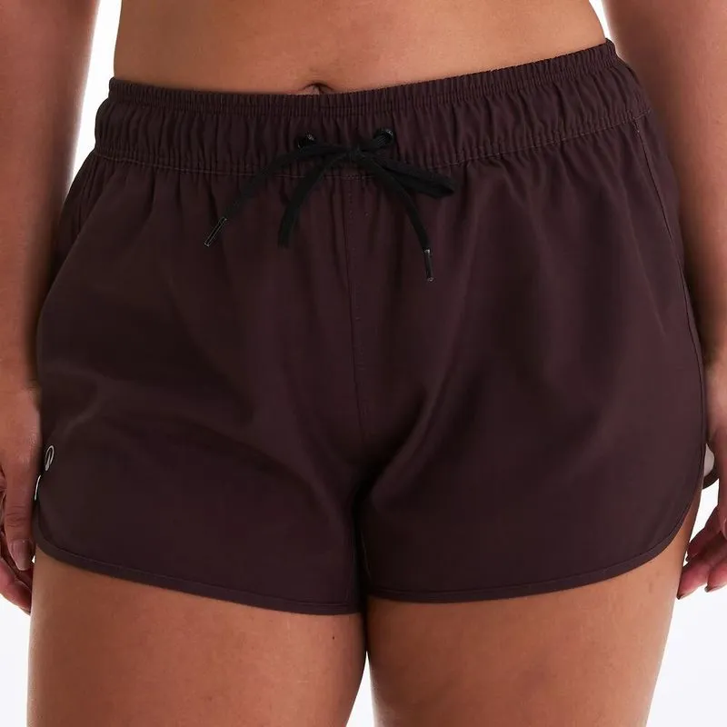 Shorts Feminino de Surf Tribord Marrom - P