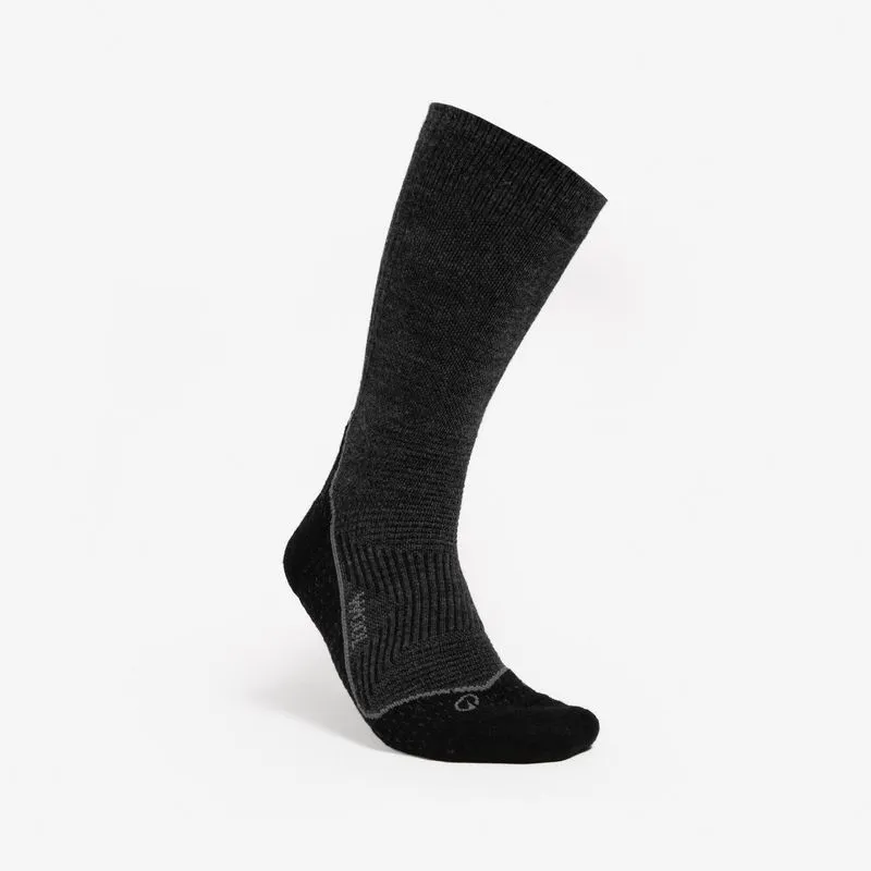 Meia Adulta de Trekking Lã Merino Hike 900 (o Par) Quechua Cinza - 37/40 BR