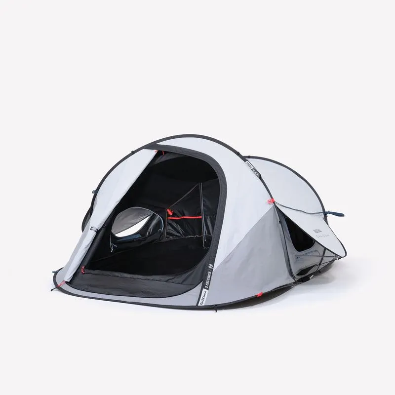 Barraca de Camping 2 Seconds 2 Pessoas Fresh & Black Quechua Cinza Tenda de Campismo - 2 SECONDS - 2 pessoas - Fresh & Black, ÚNICO