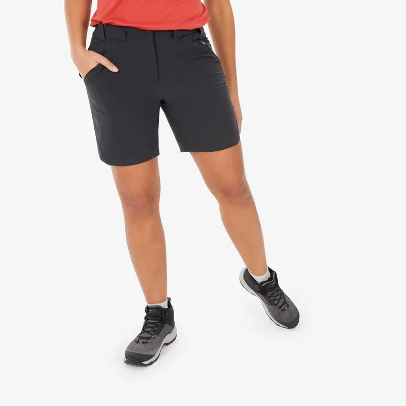 Bermuda Feminina de Trilha MH500 Quechua Preta Bermuda Feminina de Trilha MH500, 38