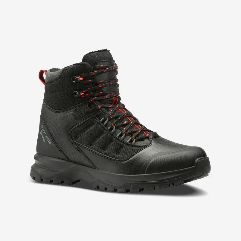 Bota Masculina de Trilha Sh500 Quechua Fume Preto - preto-fumê - 39 BR