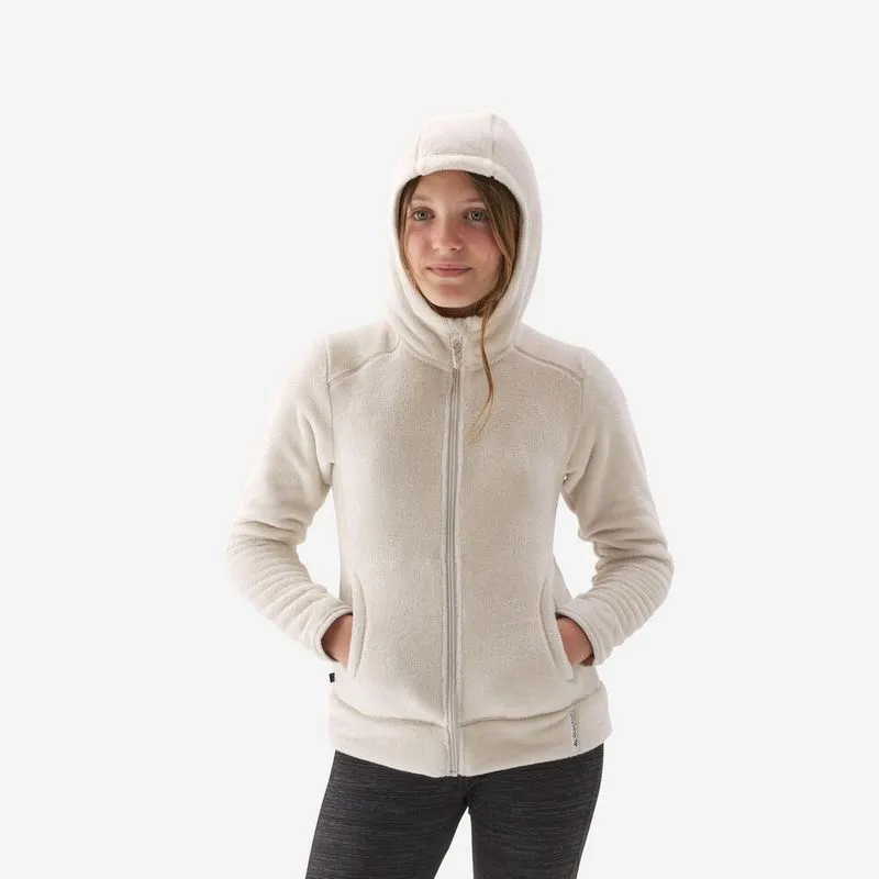 Casaco Infantil de Trilha Fleece NH500 Quechua Bege - 7 ANOS