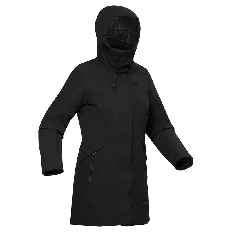 Casaco Feminino de Trilha Impermeável SH500 -10°c Quechua Preto - M