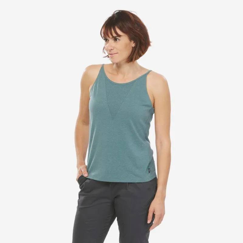 Regata Feminina de Trilha NH500 Quechua Verde - PP